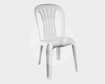 Cadeiras de Jardim Casa S/ Braços Branco