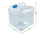 Garrafa de água Aktive 22 X 26 X 22 cm Polietileno 10 L (12 Unidades)