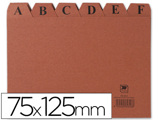 Indices para Ficheiro, Cartão, 75 X 125 mm