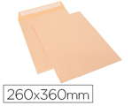 Envelope Sam Bolsa Celulosa Chamoix 90 gr Tira de Silicone 260x360 mm Tira Silicone Caixa 250 Unidades