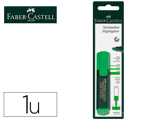 Marcador Faber Castell Fluorescente Textliner 48-63 Verde Blister de 1 Unidade