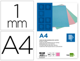 Capa de Encadernação Cartão A4 1 mm Rosa Embalagem de 50 Unidades
