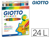 Lápis de Cores Giotto Stilnovo 24 Unidades