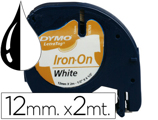 Fita Dymo Letratag para Tecido 12 mm X 2 M