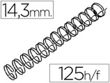 Espiral Gbc Preta Modelo Wire 3:1 14,3 mm n.9 com Capacidade para 125 Folhas
