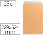 Envelope Bolsa N 7 Kraft Din c4 229x324 mm Tira de Silicone Embalagem de 25 Unidades