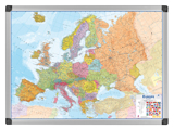 Quadro Planificação Magnético Mapa Europa 90x120cm
