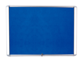 Vitrine Interior 760x673mm Tecido Retardadora de Chama Mastervision Azul
