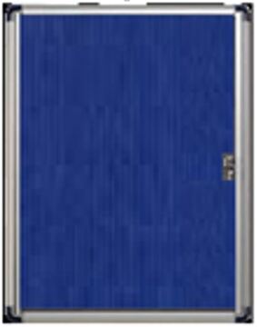 Vitrine Interior 710x971x31mm Feltro Enclore Extra Azul