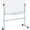 Quadro Branco Rotativo Magnético 120cm Altura X 90 cm Dupla Face e Cavalete  ( Vertical )