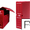 Caixa para Arquivo Definitivo Liderpapel em Polipropileno Vermelho Formato 360x260x100 mm