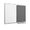 Quadro Combinado 60x90cm Feltro Cinzento/branco Moldura Alumínio New Generation