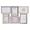 Moldura de Fotos Dkd Home Decor Cinzento Madeira Natural Boho (45 X 2 X 28 cm)