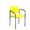 Cadeira de Receção Villalgordo Bali Piqueras Y Crespo LI100CB Amarelo