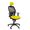 Cadeira de Escritório com Apoio para a Cabeça Jorquera Malla Piqueras Y Crespo Snspamc Amarelo