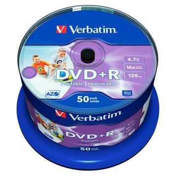 Dvd-r Verbatim 50 Unidades 16x 4,7 GB