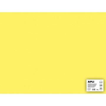 Cartolina Amarelo Claro 500x650 mm 25fls