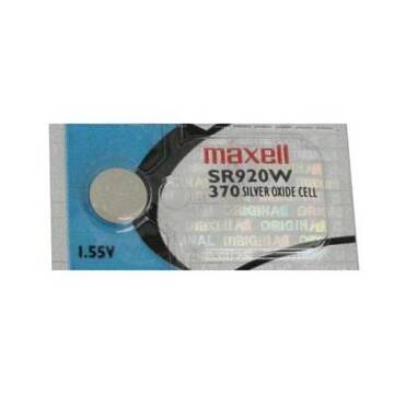 Pilhas Maxell Micro SR0920W Mxl 370 1,55V