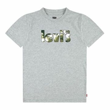 T-shirt Levi's Camo Poster Logo Gray 60731 Cinzento 12 Anos