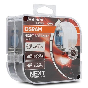 Lâmpada Automotiva Osram 64193nl H4 12v 60/55w