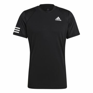Camisola de Manga Curta Homem Adidas Club Tennis 3 Stripes Preto M