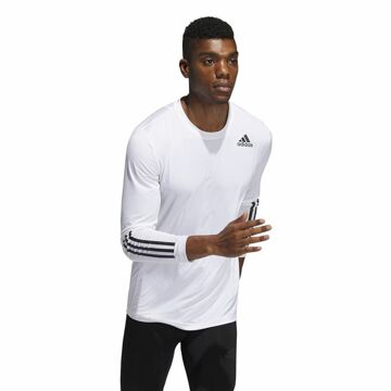 T-shirt Adidas Techfit Fitted 3 Bandas Branco L