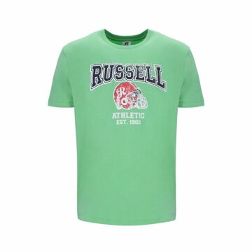 Camisola de Manga Curta Russell Athletic Amt A30421 Verde Homem L