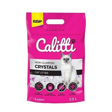 Areia para Gatos Calitti Crystal 3,8 L