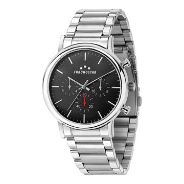 Relógio Masculino Chronostar R3753276005 Preto Prateado