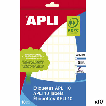 Self Adhesive Labels Apli 8 X 12 mm Branco 10 Folhas (10 Unidades)