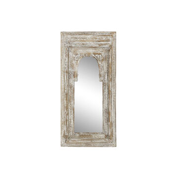 Espelho de Parede Home Esprit Branco Madeira 68 X 8 X 145 cm