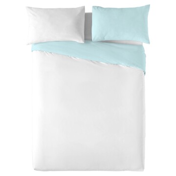 Capa Nórdica Naturals Azul Branco (cama de 135)