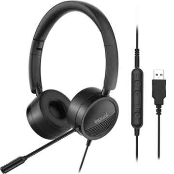 Auriculares com Microfone Iggual Dual Tech Preto