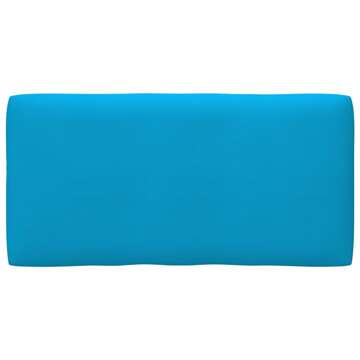 Almofadão para Sofá de Paletes 80x40x12 cm Azul