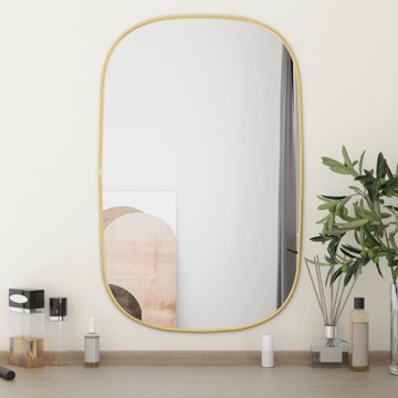 Espelho de Parede 70x45 cm Dourado
