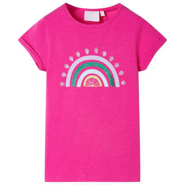 T-shirt de Criança Rosa-escuro 140