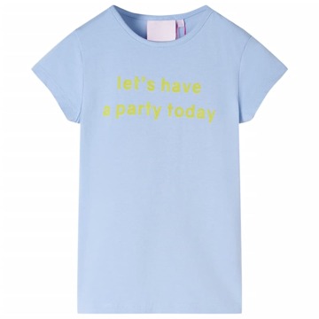 T-shirt para Criança Azul-claro 116