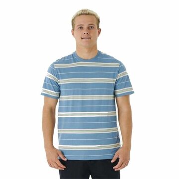 T-shirt Rip Curl Surf Revival Stripe água-marinha Homem S