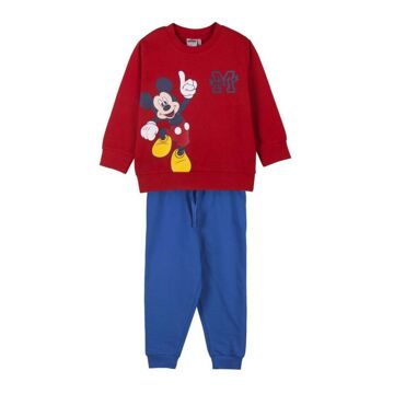 Fato de Treino Infantil Mickey Mouse Vermelho 3 Anos