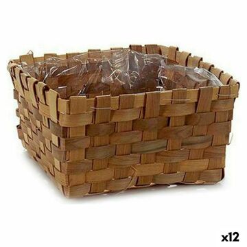 Vaso Castanho Cana (24 X 13 X 24 cm) (12 Unidades)