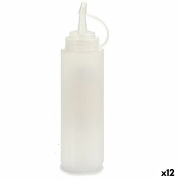Frasco para Molhos Transparente Plástico 200 Ml (12 Unidades)