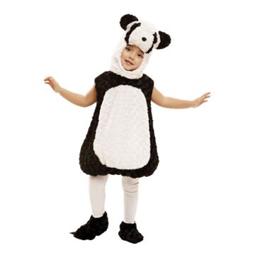 Fantasia para Crianças My Other Me Preto Branco Panda (3 Peças) 5-6 Anos