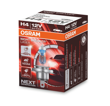 Lâmpada Automotiva Osram 64193nl H4 12v 60/55w 3900k