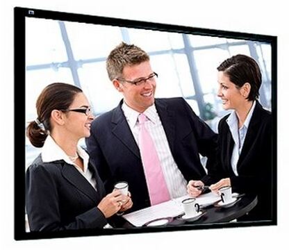 Telas de Projeção Rigidas 500x379cm 4:3 Ecrã Framepro Vision White Pro Profissional Adeo