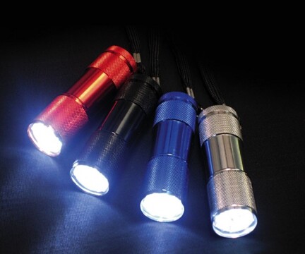 Expositor C/ 9 Lanternas LED Torch-light