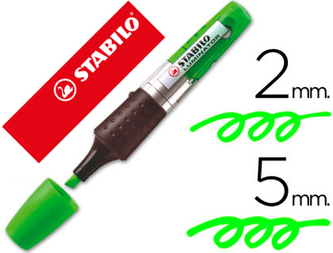 Marcador Stabilo Boss Luminator Verde Tinta Liquida