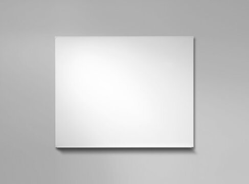 Quadro Branco Magnético Porcelana 120,5x150,5cm Boarder Whiteboard