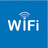 Etiquetas Wifi 114x114 mm Autocolantes Apli de Sinalização