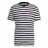 T-shirt Essentials Stripey Adidas Embroidered Logo Preto L