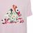 Camisola de Manga Curta Infantil Adidas X Marimekko Cor de Rosa 13-14 Anos